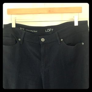 Curvy sexy boot cut jeans